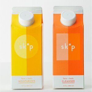 2pc Set - Face and Body Cleanser and Moisturizer 10oz